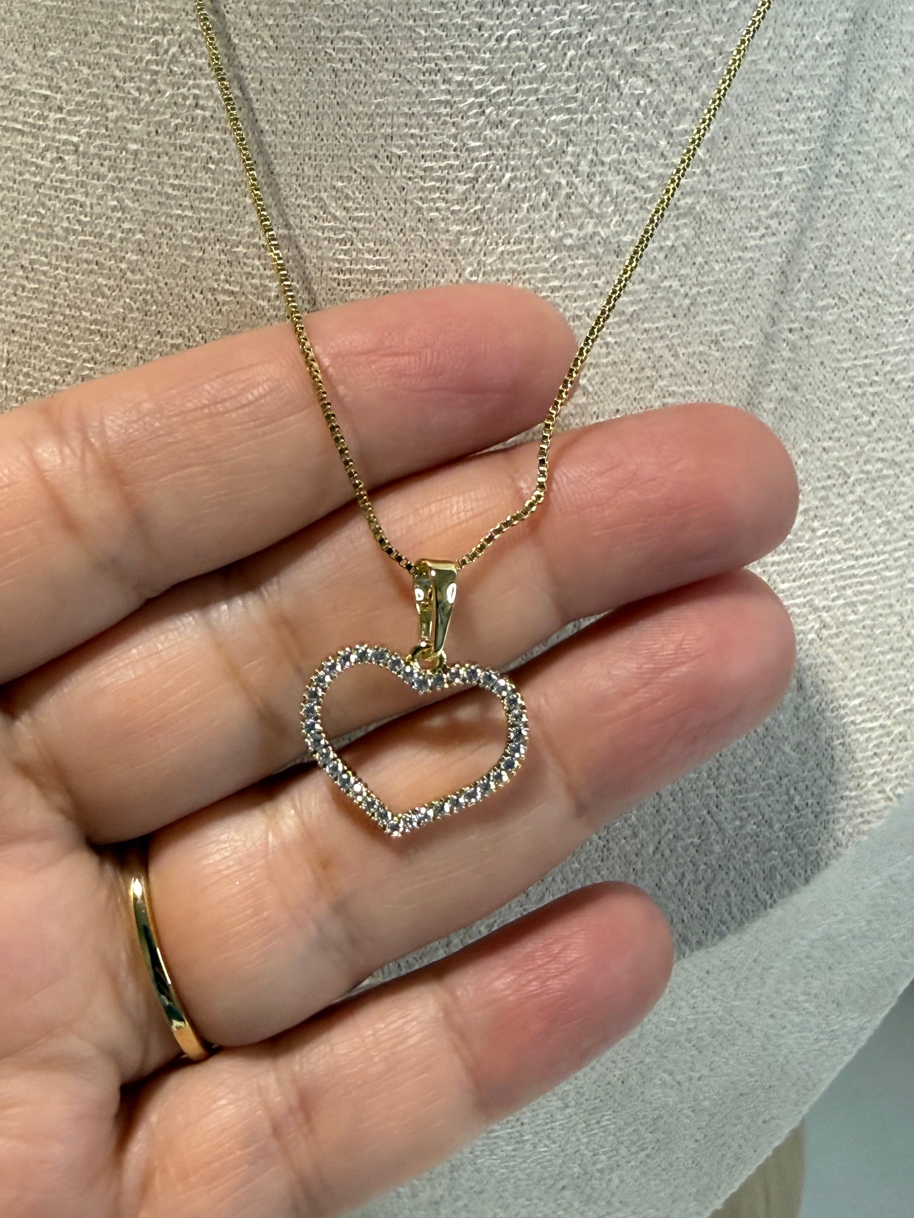 Cadena de corazón