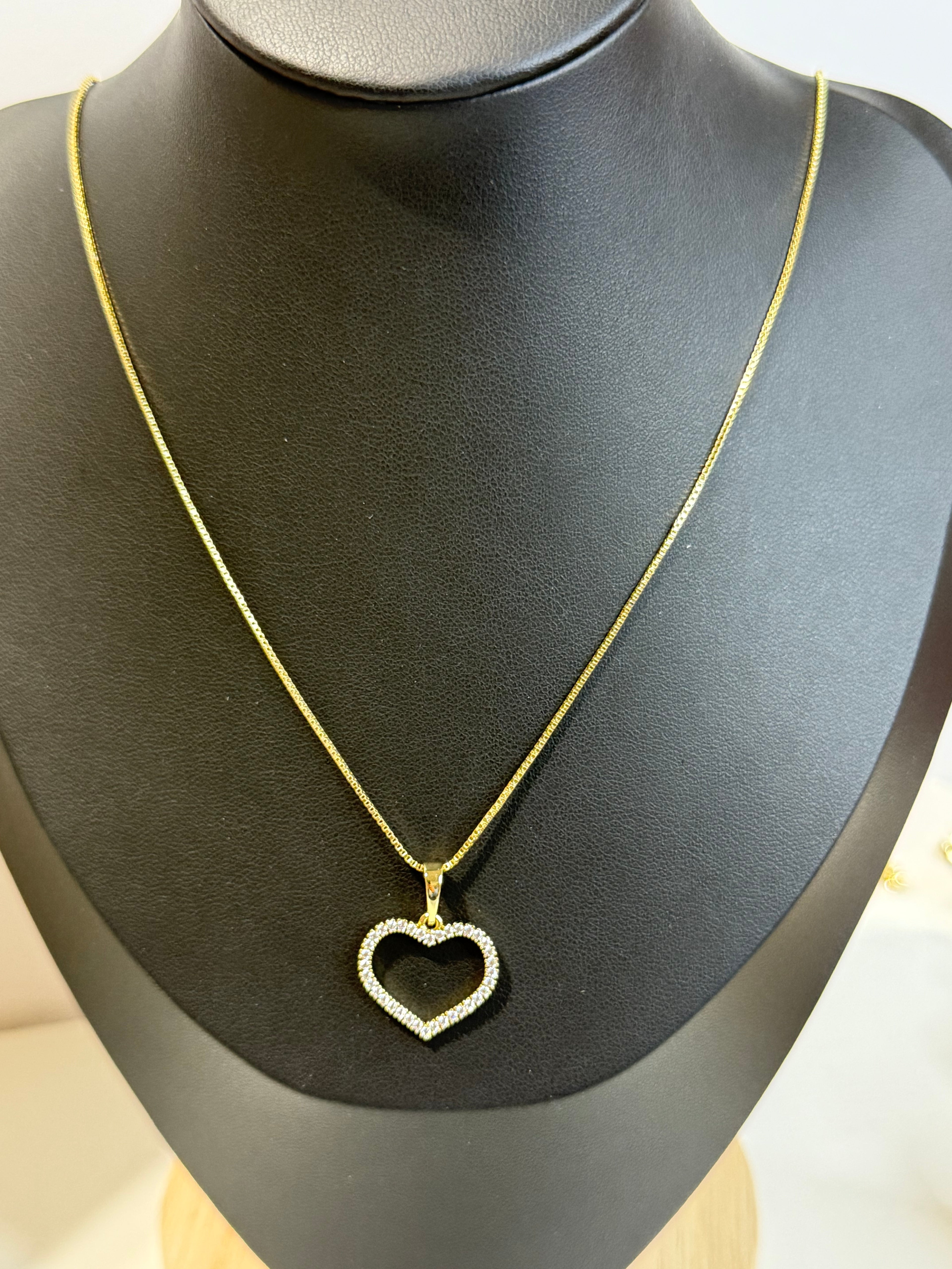 Cadena de corazón