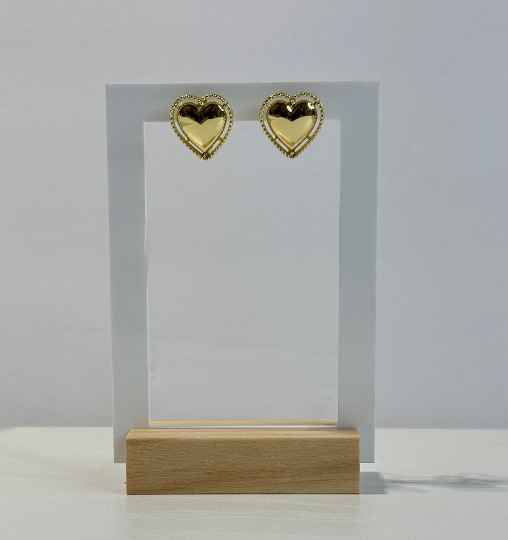 Aretes de corazón