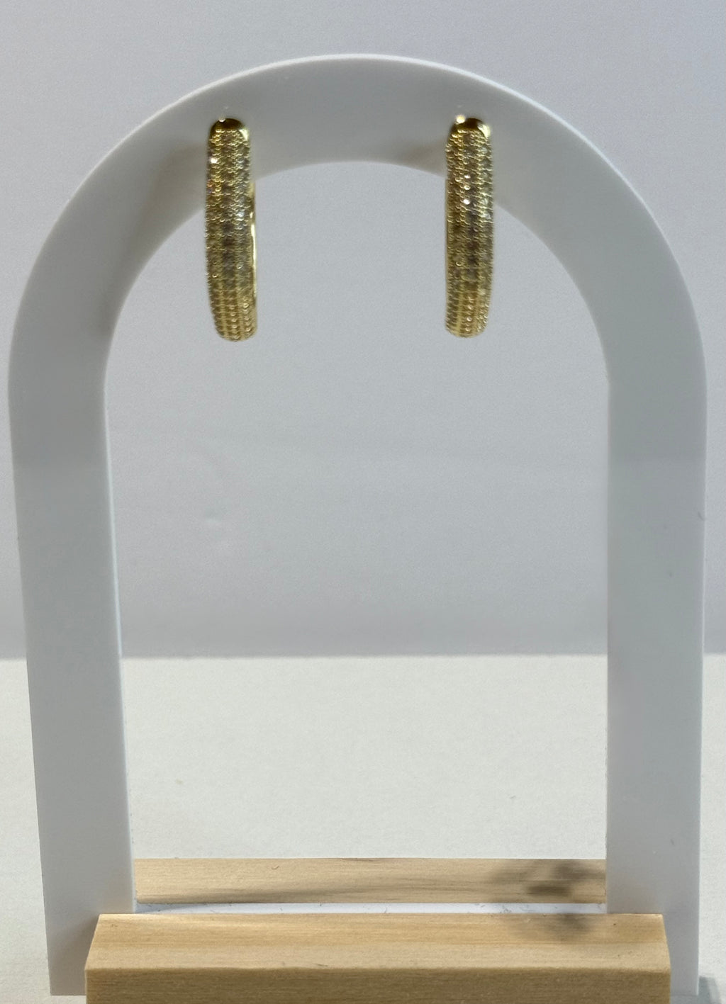 Arracadas cuadradas con zirconia