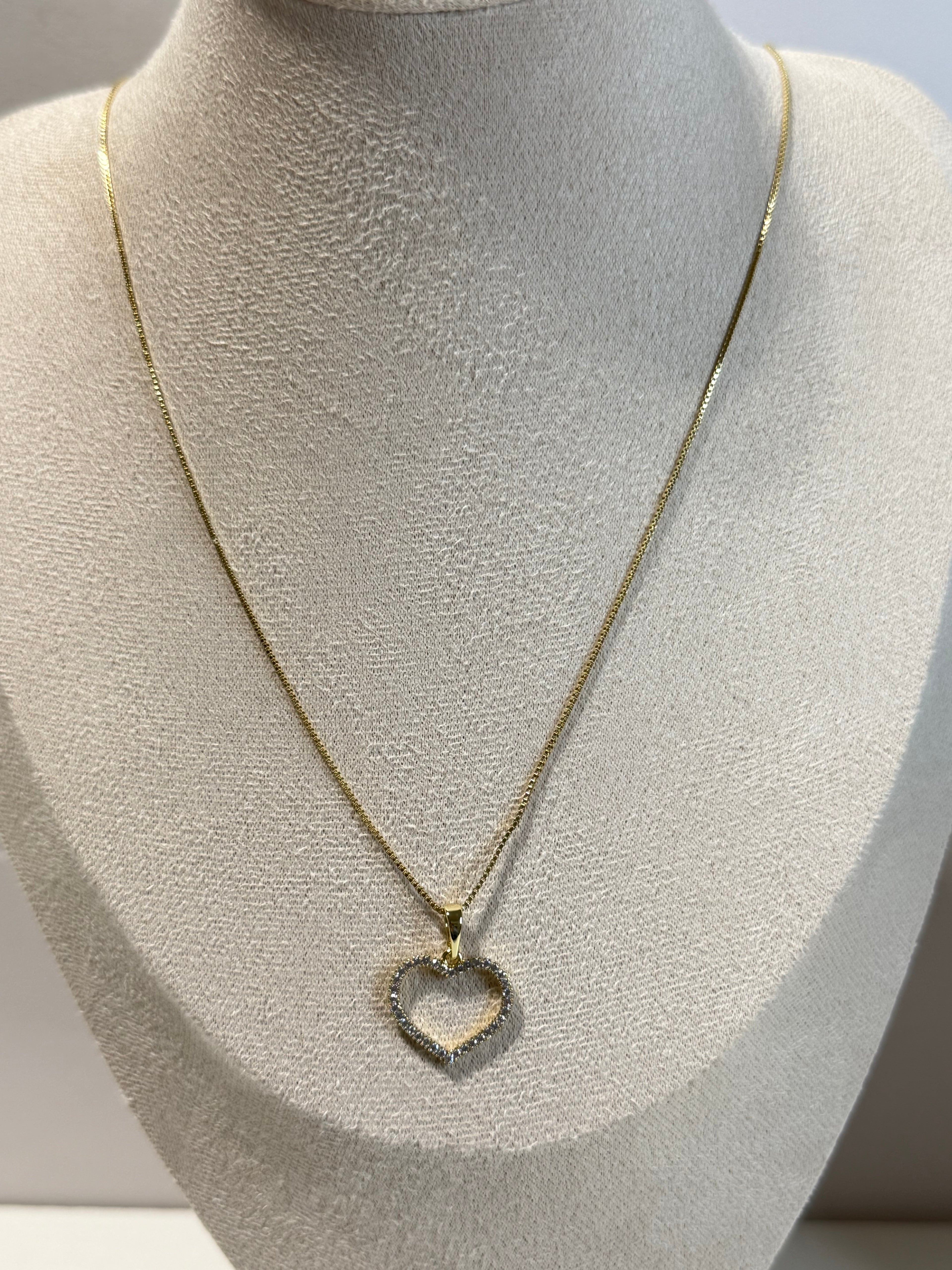 Cadena de corazón