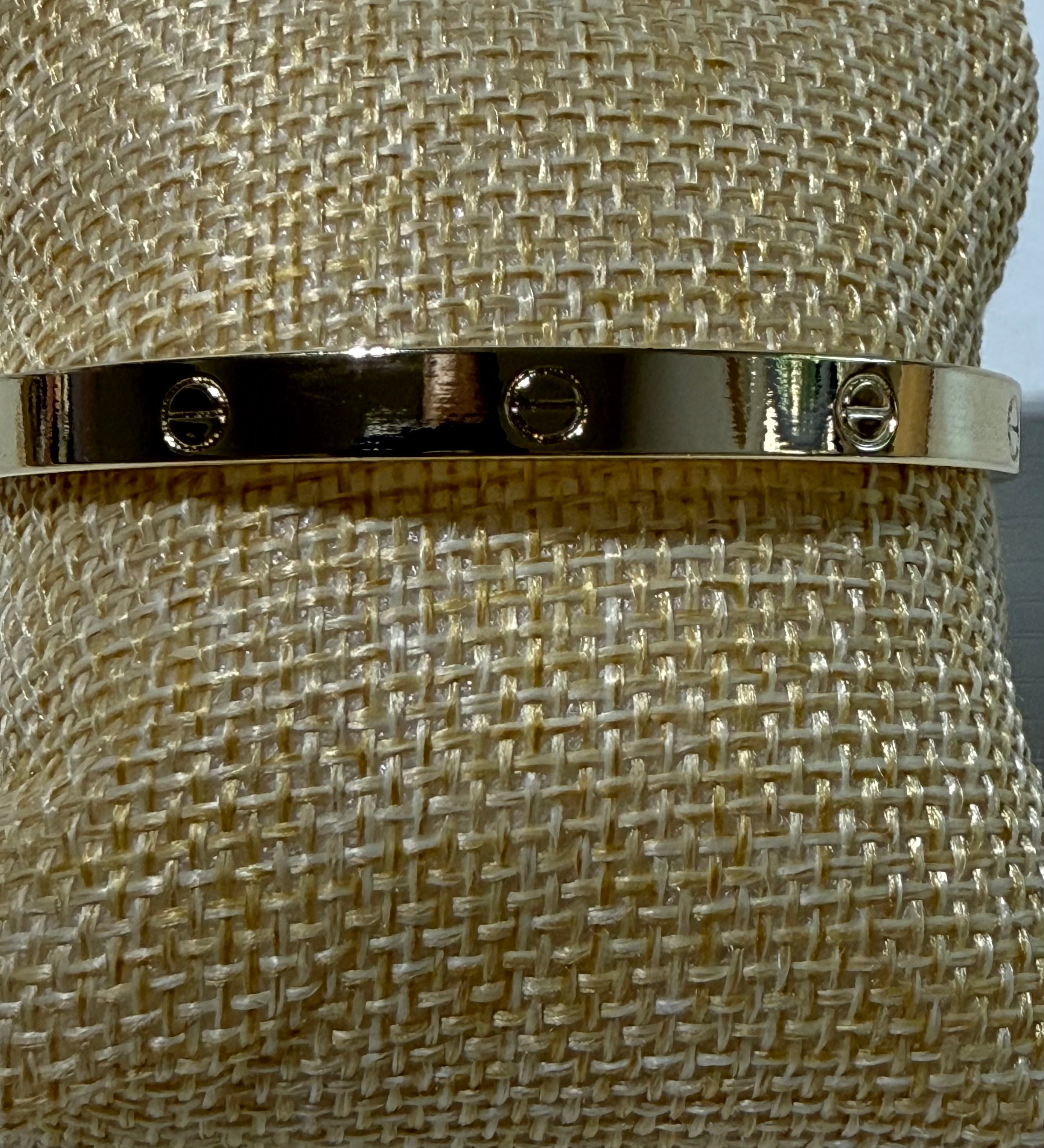 Gold plated Cartier imitation bracelet