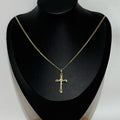 Cross Pendant Necklace with elegant chain.